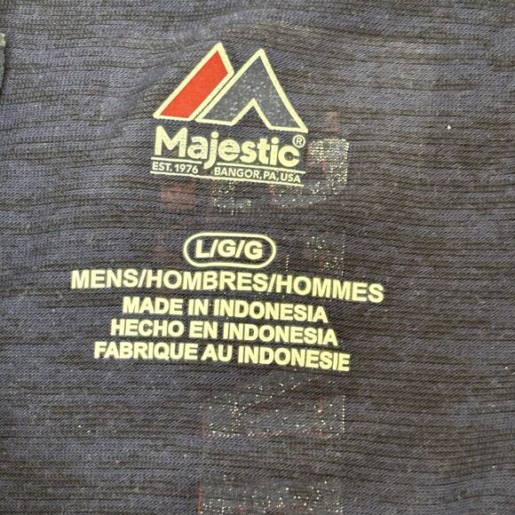 Atlanta Braves Majestic Contenders Welcome Quarter Zip Mock Neck Pullover Jacket - Picture 6 of 8